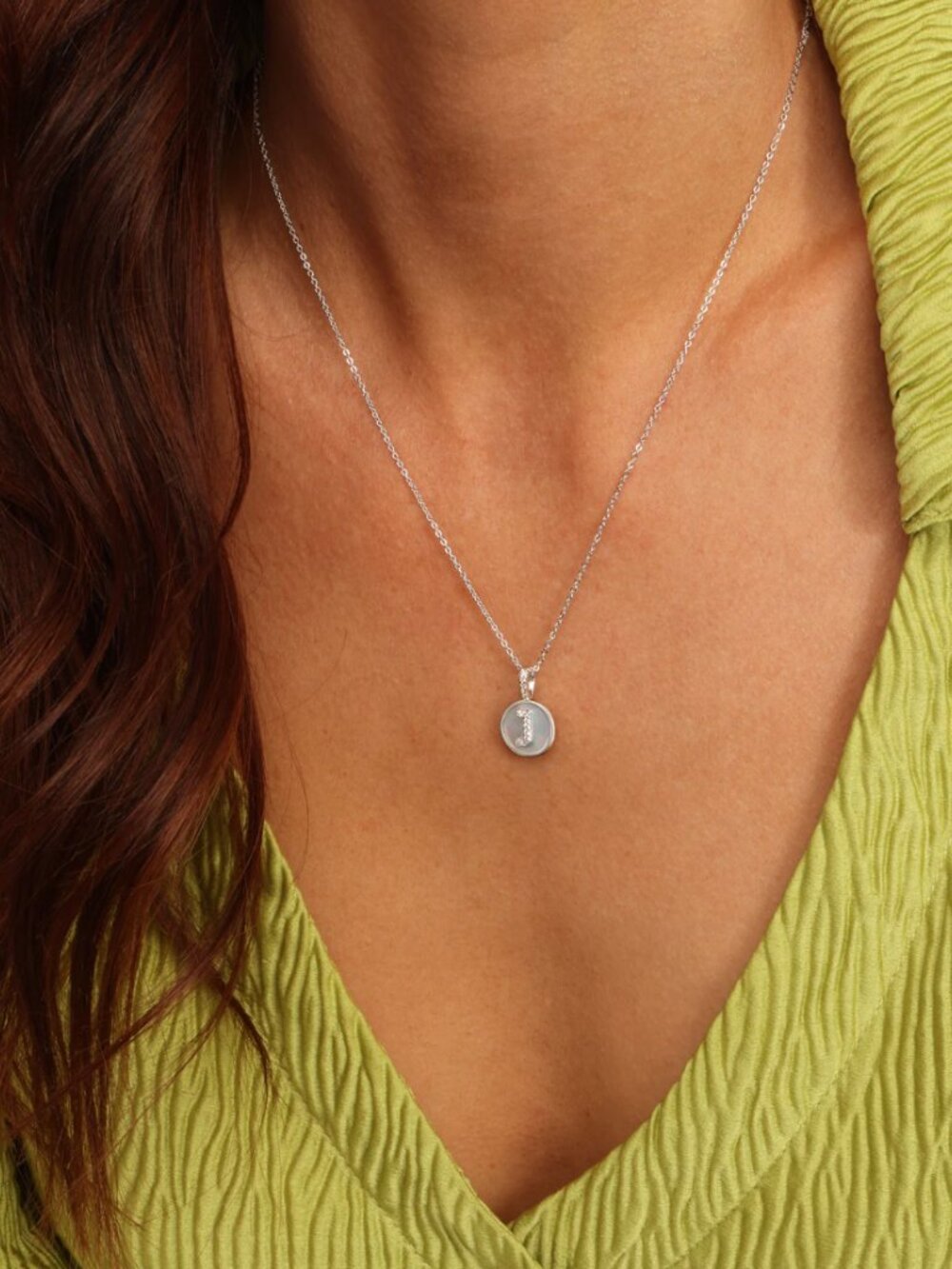 Melinda Maria Love Letters K Medallion Necklace - Picture 4 of 10